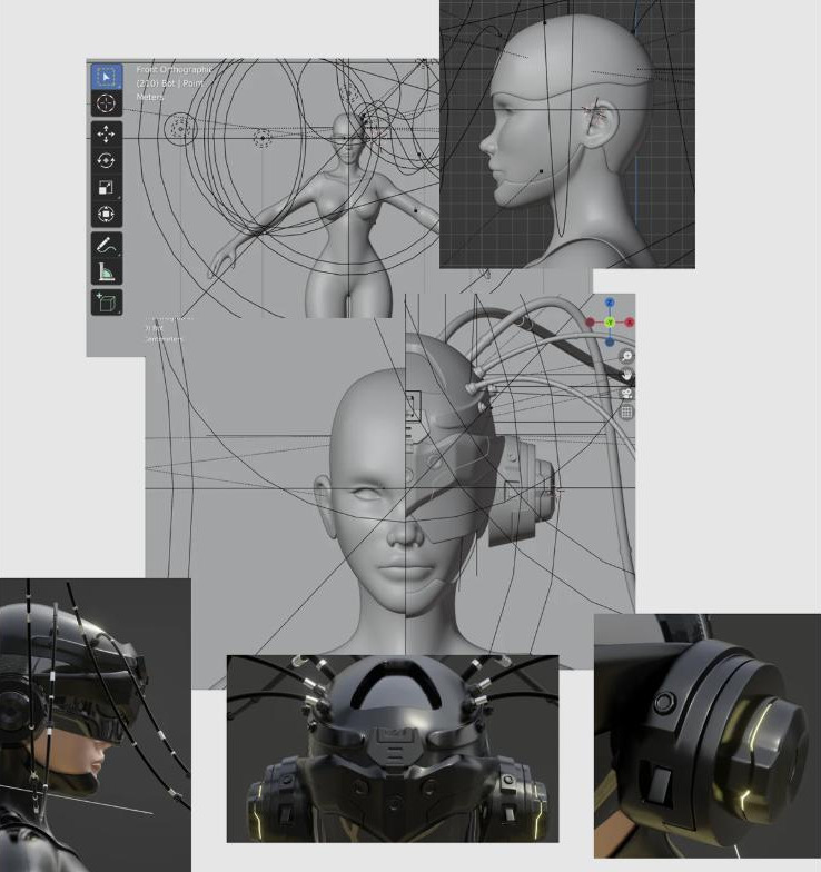 Modeling and lighting process