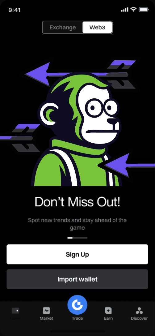 Onboarding with astronaut monkey