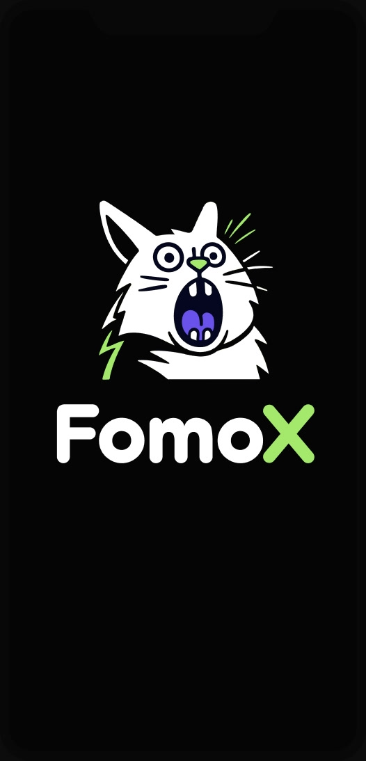 FomoX splash screen
