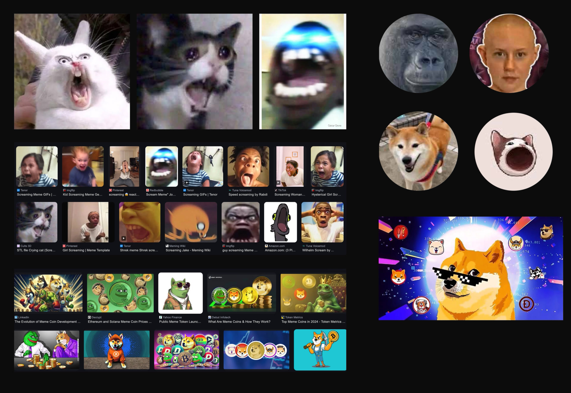 Meme reference and idea board