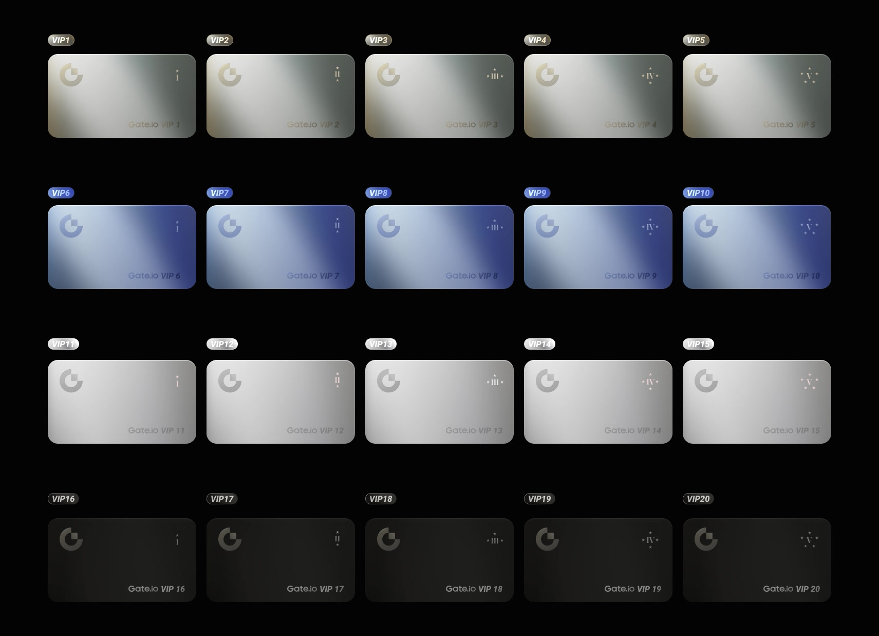 Card level color system