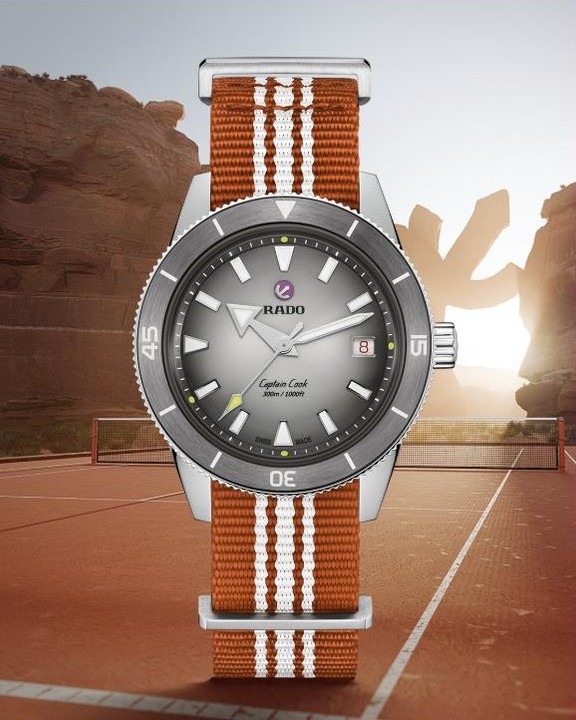 RADO clay court, slide 1